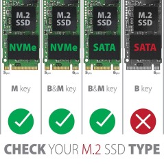 Axagon EEM2-SG2 SuperSpeed+ USB-C M.2 NVMe & SATA SSD Box - High-Performance Storage Solution for Your Needs!